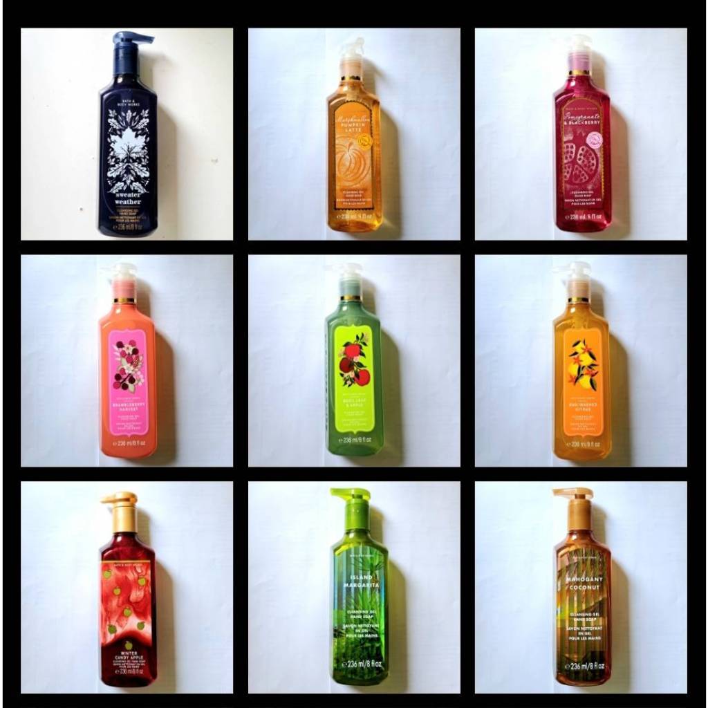 *ของแท้ 100%* Bath & Body Works เจลล้างมือ และ สบู่ล้างมือ ขนาด 236 - 259 ml.