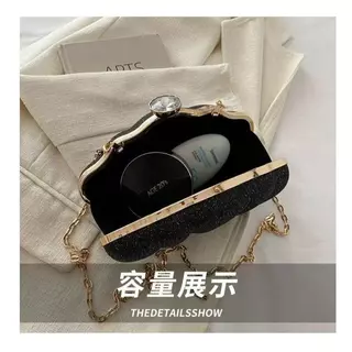 กระเป๋าสะพายไหล่ กระเป๋าทรงเปลือกหอย-กระเป๋าสะพายข้าง Fashion bags-ส่งจากไทย