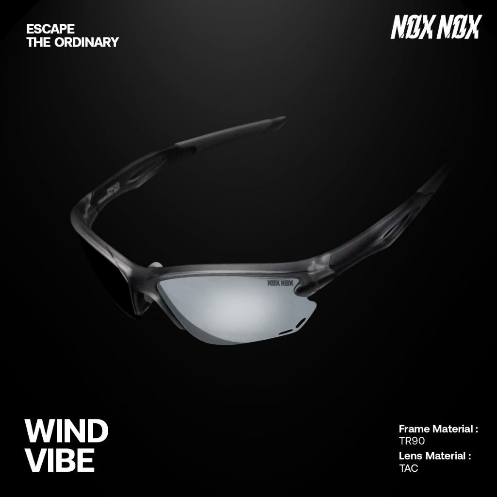 NOXNOX SUNGLASSES WIND VIBE แว่นตากันแดดรุ่น WIND VIBE พร้อมกล่องและถุงผ้า - รูปที่ 5