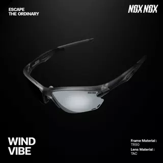 NOXNOX SUNGLASSES WIND VIBE แว่นตากันแดดรุ่น WIND VIBE พร้อมกล่องและถุงผ้า