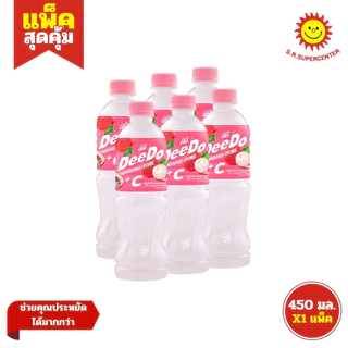 [ 1 แพ็ค ] DeeDo ดีโด้ น้ำผลไม้ ขนาด 450 มล. แพ็ค 6 ขวด คละรสชาติ