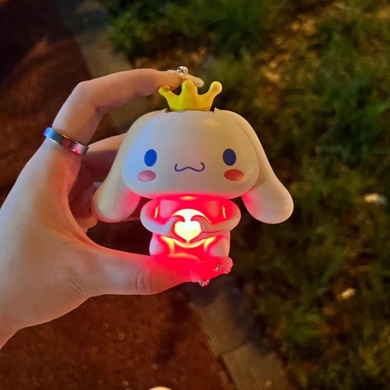 Sanrio ตุ๊กตา I Love You Kuromi Cinnamoroll น่ารัก เรืองแสง เหมาะกับของขวัญวันวาเลนไทน์