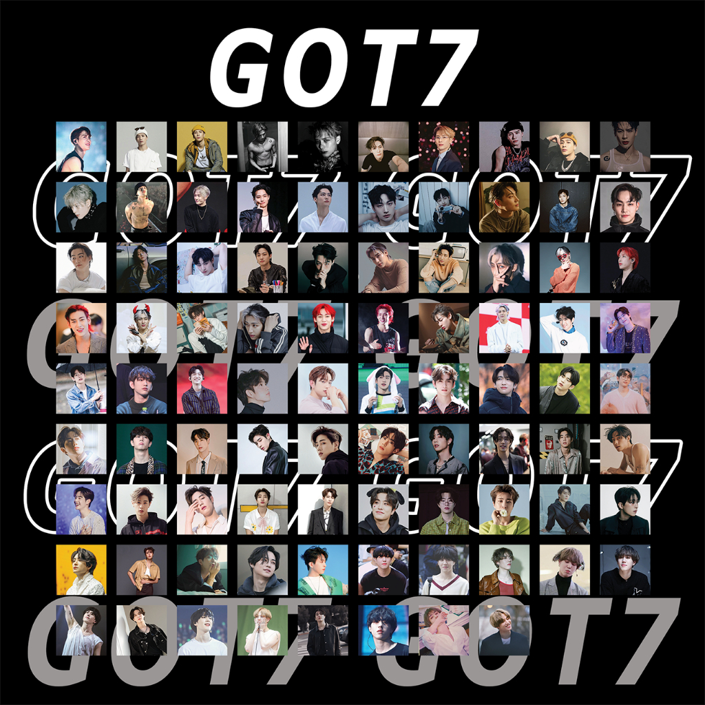 [88 ชิ้น คุ้มมาก] สติ๊กเกอร์กันน้ำ got7  ไอดอล เคป็อป ครบวง พร้อมส่งจ้าาา!!