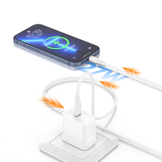 สายชาร์จ QPLUS USB-C to Lightning Cable 27W 1M. L3 White by Studio7