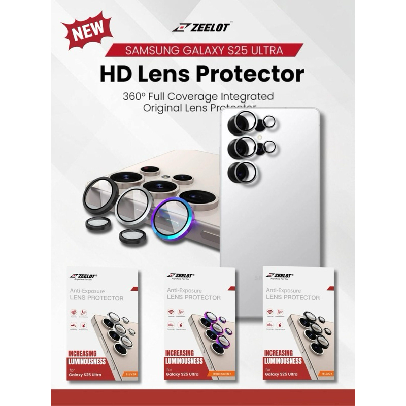 zeelot ฟิล์มกันรอยเลนส์กล้องเลนส์ S25Ultra