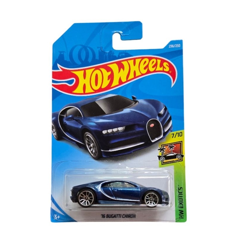 hot wheels '16 BUGATTI CHIRON สีน้ำเงิน