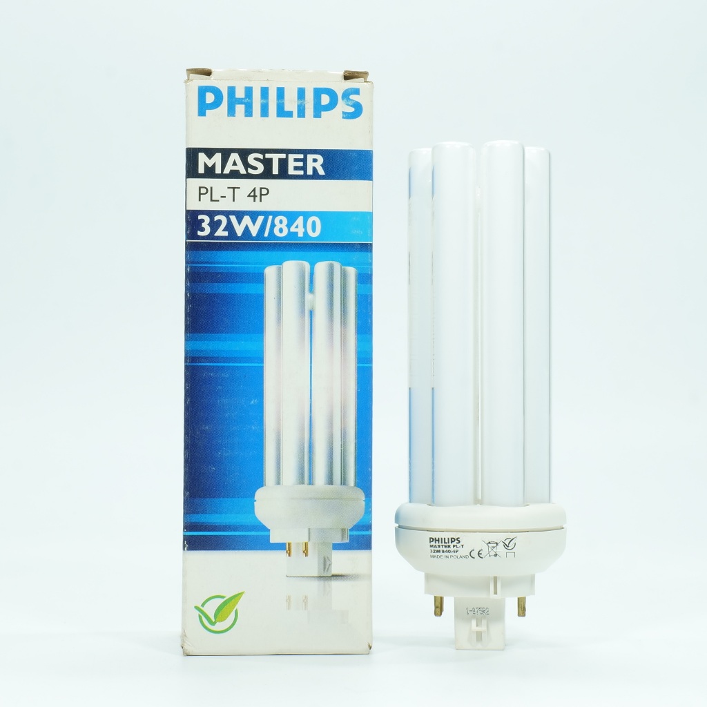 PHILIPS MASTER PL-T 32W/840/4P หลอดตะเกียบ 32W ฟิลิปส์ PHILIP  MASTER PL-T 4P หลอดตะเกียบ 32W หลอดตะ