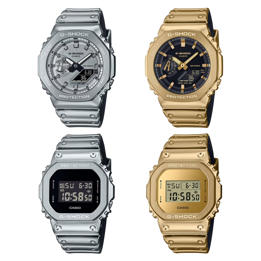 Casio G-Shock รุ่น GM-2100YM,GM-2100YMG,GM-5600YM,GM-5600YMG (GM-2100YM-8A,GM-2100YMG-9A,GM-5600YM-8