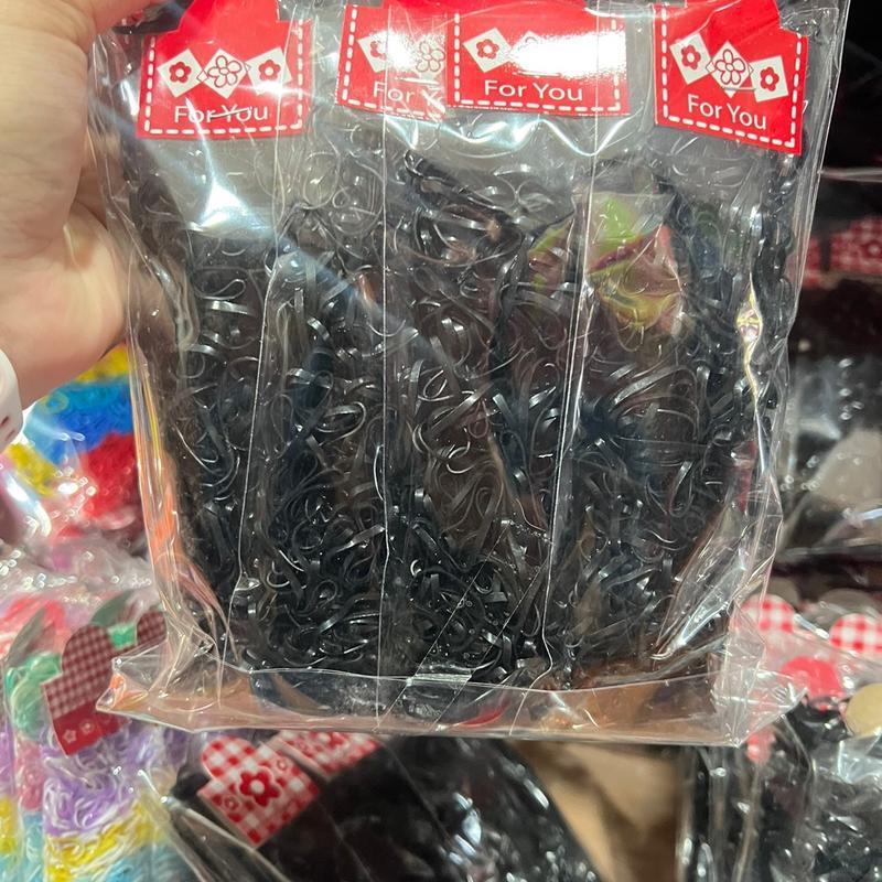 ยางมัน มัดผม 12ถุง คละสีให้ ยืดหยุ่นได้สูง สินค้าพร้อมส่งในไทย