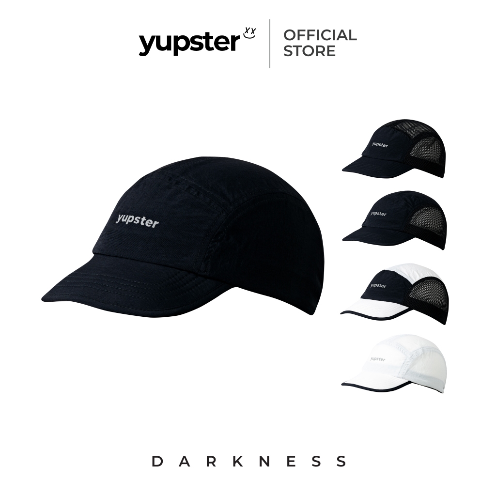YUPSTER หมวกบัคเก็ต หมวกแก๊ป รุ่น Darkness 24 - Duckbill Cap & Bucket หมวกแก๊ป หมวกวิ่ง กันแดด
