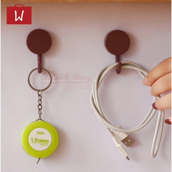 Oneworkstory Wall Hook ตะขอแขวนติดผนัง มินิมอล thumbnail 7