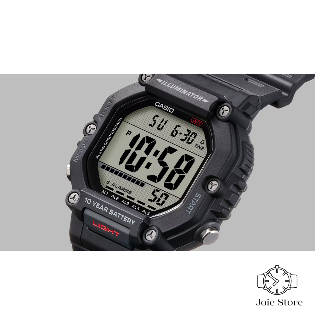 Casio AE-1600H-1AV / AE-1600H-8BV / AE-1600H-5AV นาฬิกาข้อมือคาสิโอ ประกัน 1 ปี