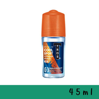 Tros โรลออน คูลสปอร์ต 45ml [ขวดเดี่ยว]