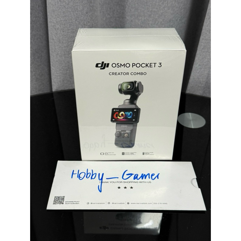 (มีของ มือ1 พร้อมส่งด่วนทันที ประกันศูนย์1ปี) DJI Osmo Pocket 3 Standard / Creator Combo กล้องพกพาระดับ 4K/120fps