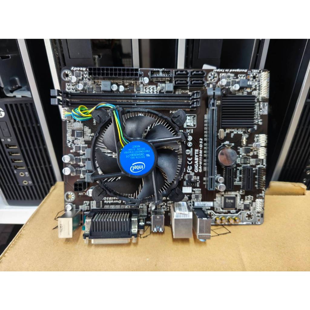 ชุดอัพเกรด CPU Core I5 Gen6 พร้อม เมนบอร์ด Gigabyte H110M พร้อมฝาหลัง