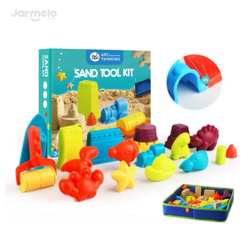 Jarmelo (Joan Miro) เซทกระบะทรายและอุปกรณ์เล่นทรายวิทยาศาสตร์เด็ก Sand Tool Kit (ไม่รวมทราย)