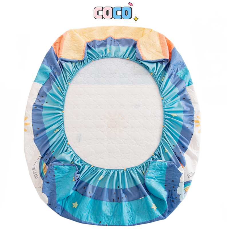 COCO ผ้าปูที่นอน ผ้าปู 6ฟุต/5ฟุต ผ้าปูที่นอนกันไรฝุ่น ผ้าปูที่นอนลายการ์ตูน เนื้อผ้านุ่ม รัดมุมทุกผืน