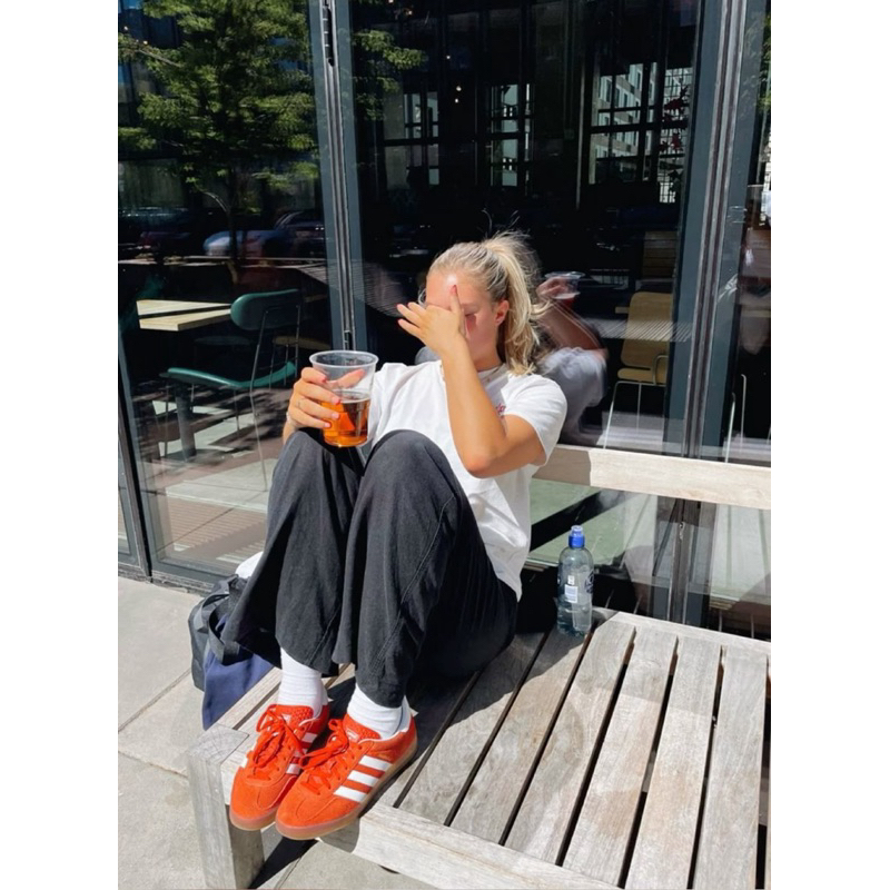 Adidas gazelle bold orange 🧡 แท้!!!