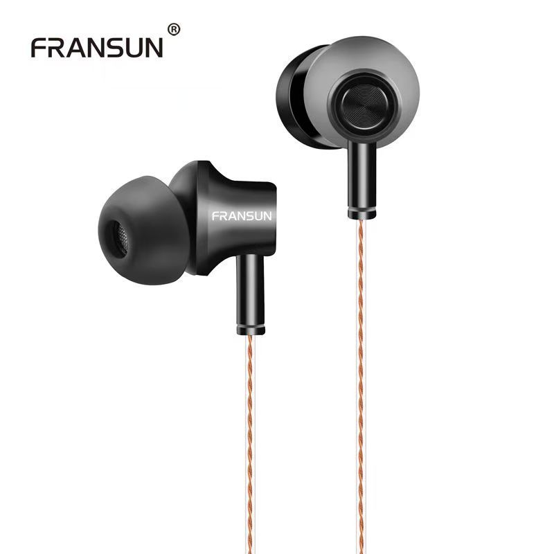 หูฟัง Fransun 880 TypeC / 3.5mm เสียงดีระดับ HIFI มีไมค์สำหรับการโทรและร้องเพลง มิติเสียงดี เบสหนัก