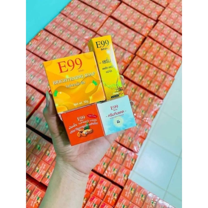 ครีมขมิ้น E99 ตัวช่วยบำรุงหน้า