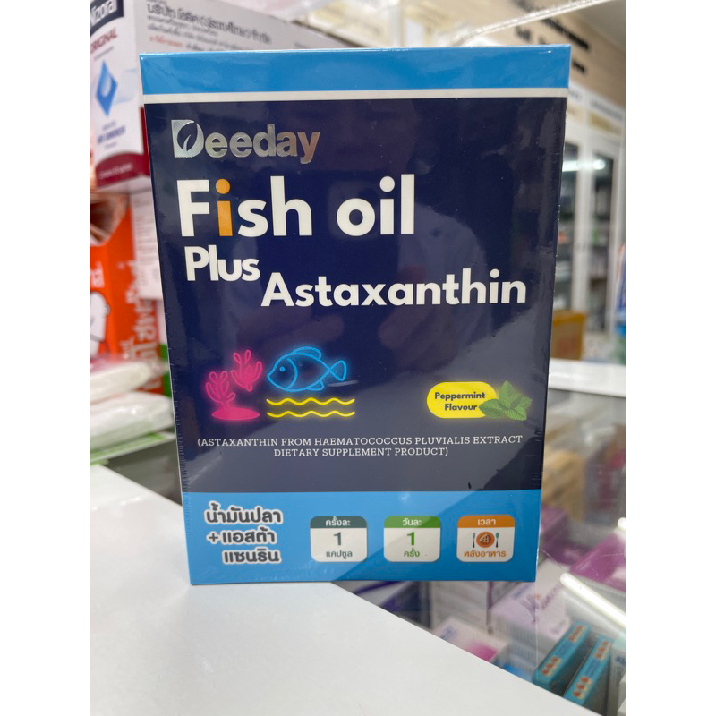 Deeday fish oil plus astaxanthin 30capsules