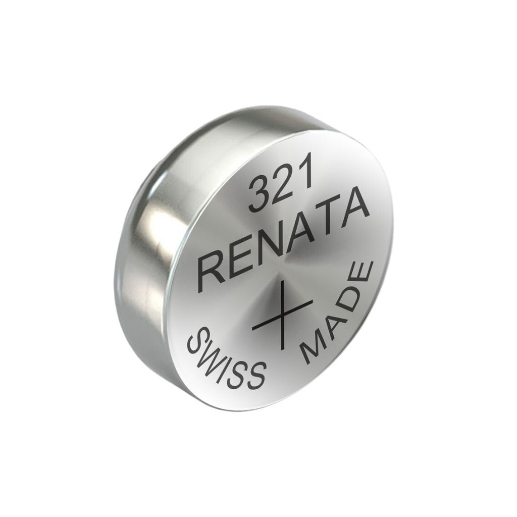 ถ่านนาฬิกา กระดุม Renata 321 / SR616SW Silver 1.5V Swiss made (ดีที่สุด) แบ่งขาย 1ก้อน
