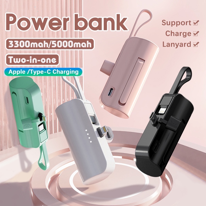 LBR P19 แบตสำรอง 10000mAh Mini Powerbank ชาร์จเร็ว พาวเวอร์แบงค์ มินิ พกพา Type-C / iPhone