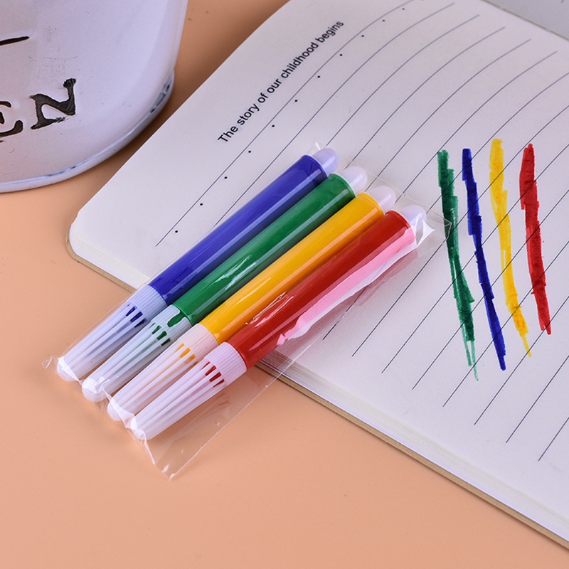 ปากกาสีน้ำสี 6 สีมินิปากกาสีน้ำสำหรับเด็กแปรง DIY อุปกรณ์วาดภาพชุดเครื่องเขียนขายส่ง