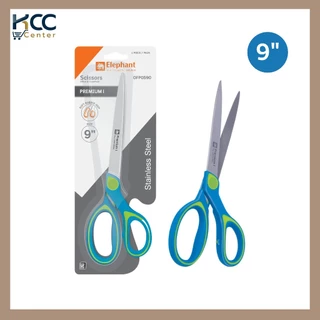 กรรไกร กรรไกรสแตนเลส ตราช้าง ด้ามจับนุ่ม Soft Rubber Grip Premium I OFP 6,7,8,9 นิ้ว (จำนวน 1 เล่ม)