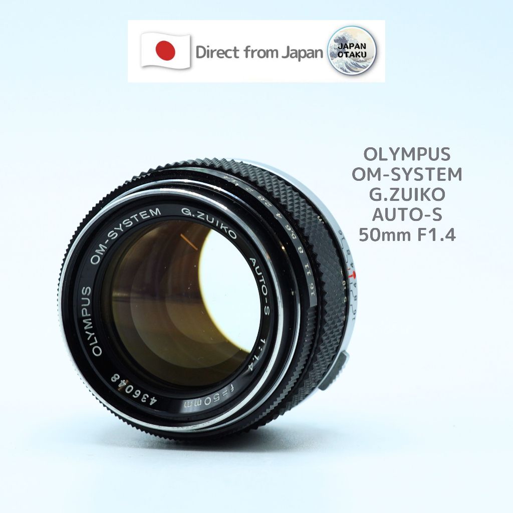 [ใช้ในญี่ปุ่น] " เลนส์วินเทจ " OLYMPUS OM-SYSTEM G.ZUIKO AUTO-S 50mm f/1.4 ปล่อยใน 1972 Japan
