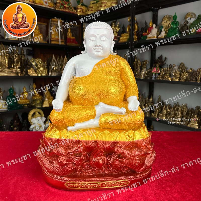 พระสังกัจจายน์ เนื้อเรซิ่น ขนาด 9 นิ้ว สูง 16.5 นิ้ว