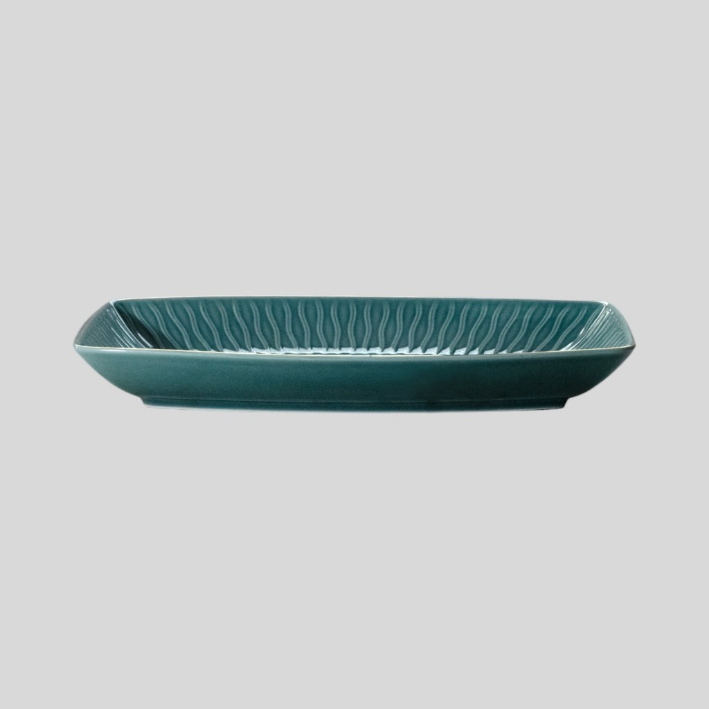Serene ceramic จาน ชาม เซรามิคสไตล์มินิมอล เข้าไมโครเวฟได้ ขนาด12นิ้ว เกรดA