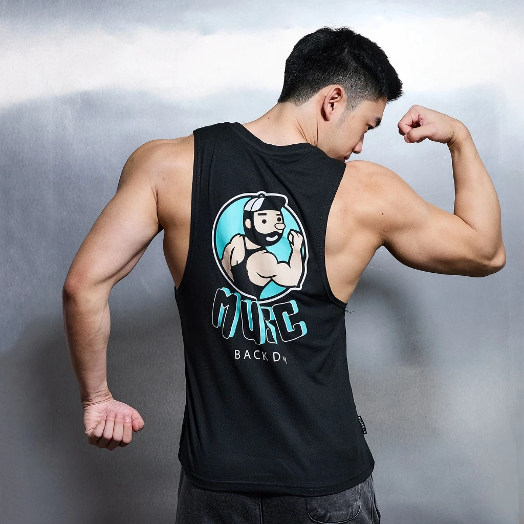 Musculo เสื้อกล้ามเปิดปีกพิมพ์ลาย รุ่น2024