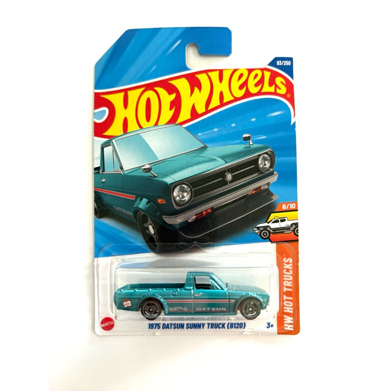 Hot Wheels🔥 | 1975 DATSUN SUNNY TRUCK(B120) | ‼️ตัวแพคพลาสติกมีรอยแตกร้าว ขอลูกค้าที่รับสภาพได้‼️ | 📦สินค้ามีพร้อมส่ง