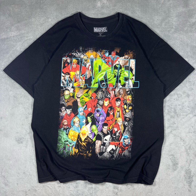 เสื้อ MARVEL : MARVEL SUPER HERO GROUP ไซส์ XL