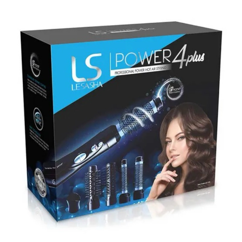 (สินค้าใหม่พร้อมส่ง)LESASHA เลอซ่าช่า ไดร์จัดแต่งทรงผม Power 4 Plus Hot Air รุ่น LS1183