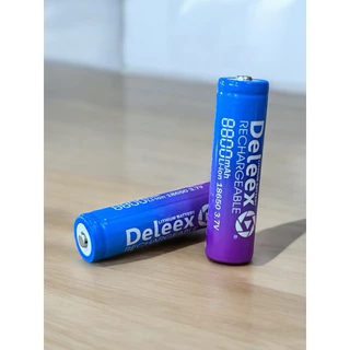 ถ่านชาร์จ Deleex ขนาด 18650 3.7V,8,800 mAh แพคบรรจุ 2 ก้อน