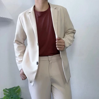 Blazer เบลเซอร์ผู้ชาย สไตล์มินิมอล ชุดออกงาน (S-4XL)