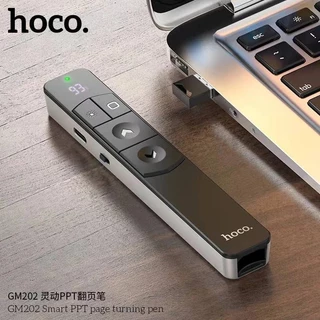HOCO GM202 เลเซอร์พอยเตอร์ ควบคุมสไลด์ เปลี่ยนหน้า เพิ่ม-ลดเสียง Hyperlink นำเสนอ PPT พรีเซนต์งาน
