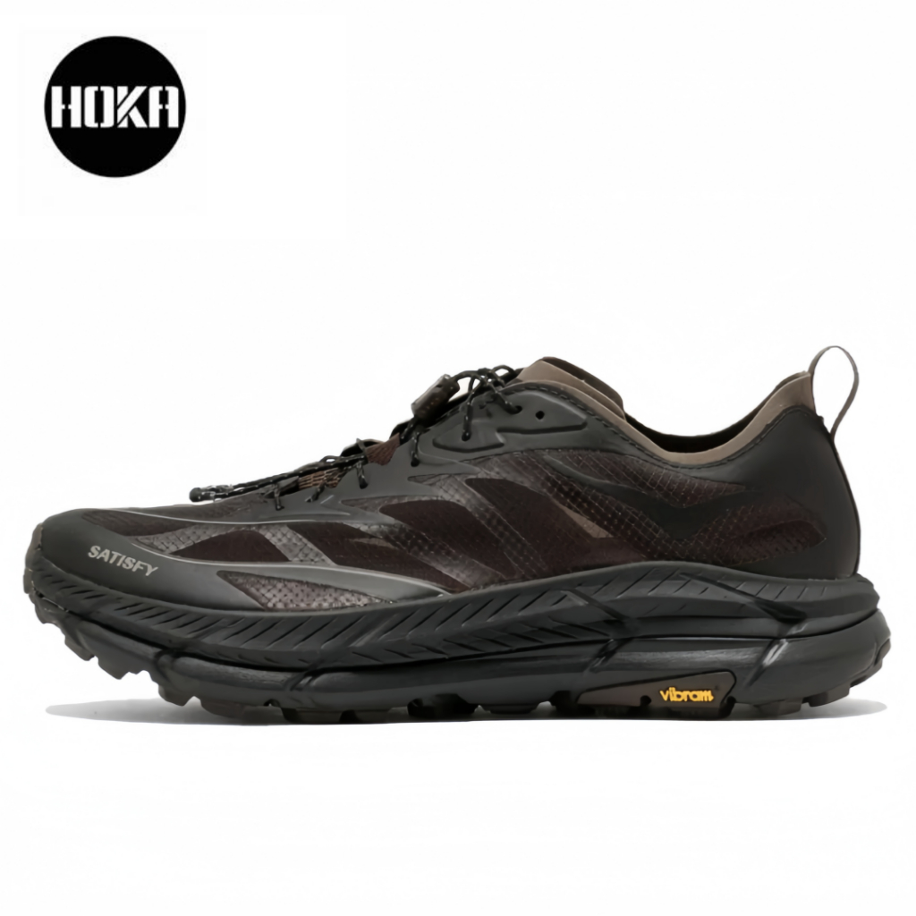 Satisfyx HOKA ONE ONE Mafate Speed 4 ของแท้ 100 % สีดำ