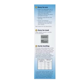 ของแท้Clearblue Digital Pregnancy Test with Smart Countdown, 5 countตรวจครรภ์แบบดิจิตอล