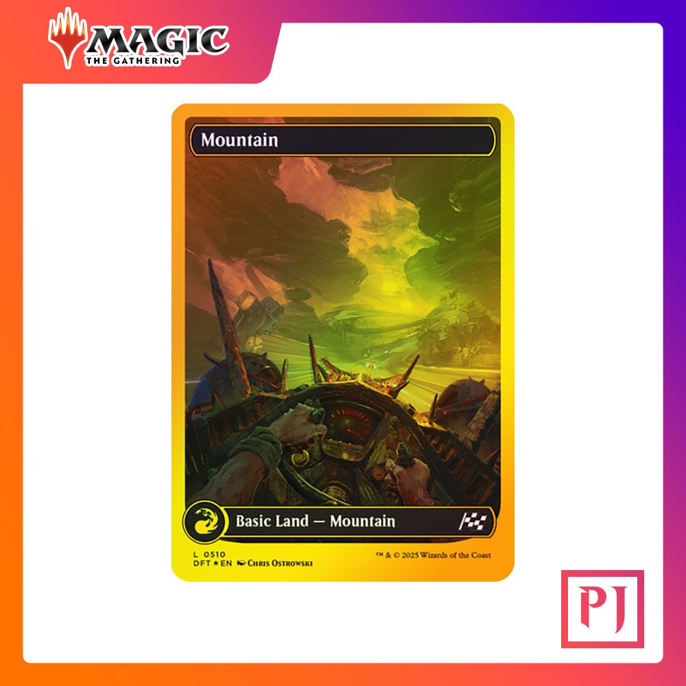 [MTG] Mountain (#510) (Full Art) (First Place Foil) [DFT] [LAND] [COMMON] [FOIL] [ENG] (Magic the Gathering)