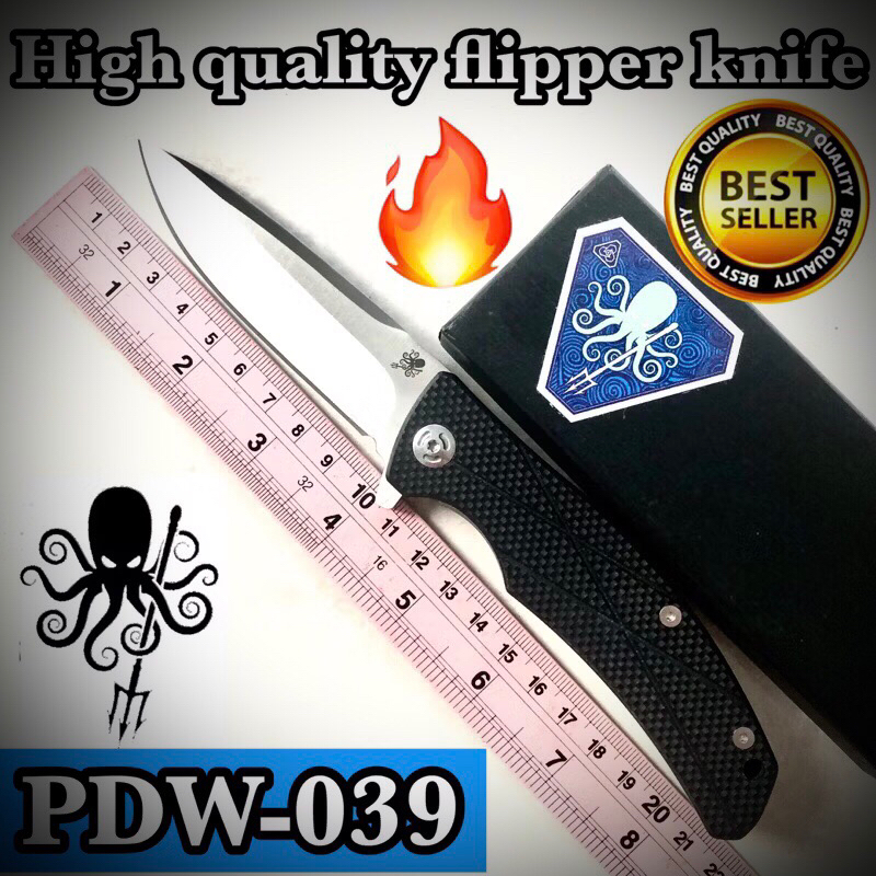 High quality flipper knife PDW-039 for collection and camping 🏕️