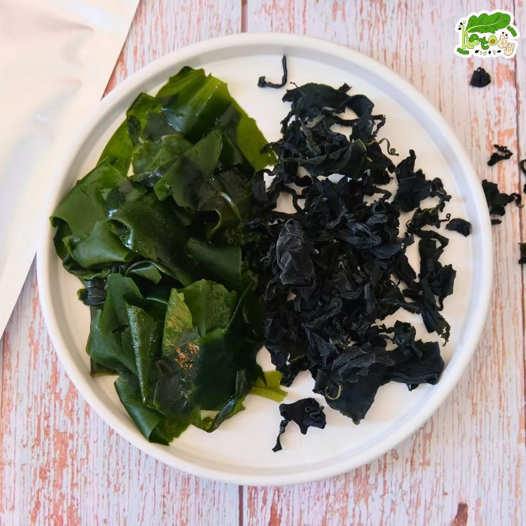สาหร่ายวากาเมะแห้ง สาหร่ายคีโต Dried Wakame Seaweeds thumbnail 9