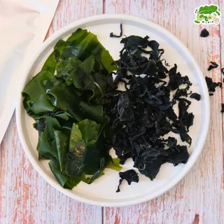สาหร่ายวากาเมะแห้ง สาหร่ายคีโต Dried Wakame Seaweeds