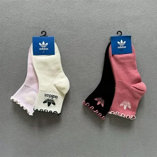 🔥ถุงเท้าอดิส outlet💯🔥ข้อกลาง uffle (แพ็ค2คู่) พร้อมส่งในไทย