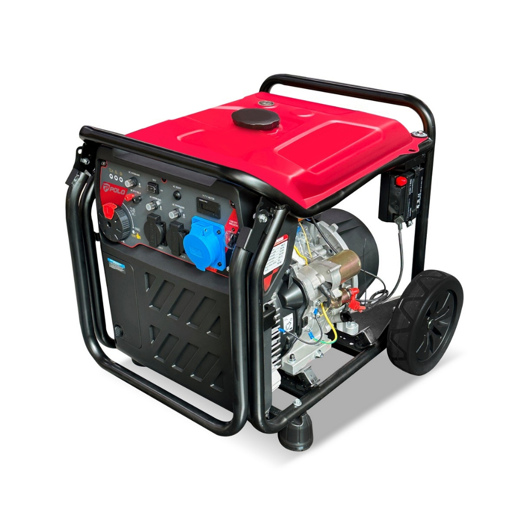 POLO (โปโล) เครื่องปั่นไฟเบนซิน Inverter กำลังไฟ 7.2 กิโลวัตต์ กำลังเครื่องยนต์ 16 แรงม้า รุ่น GT900