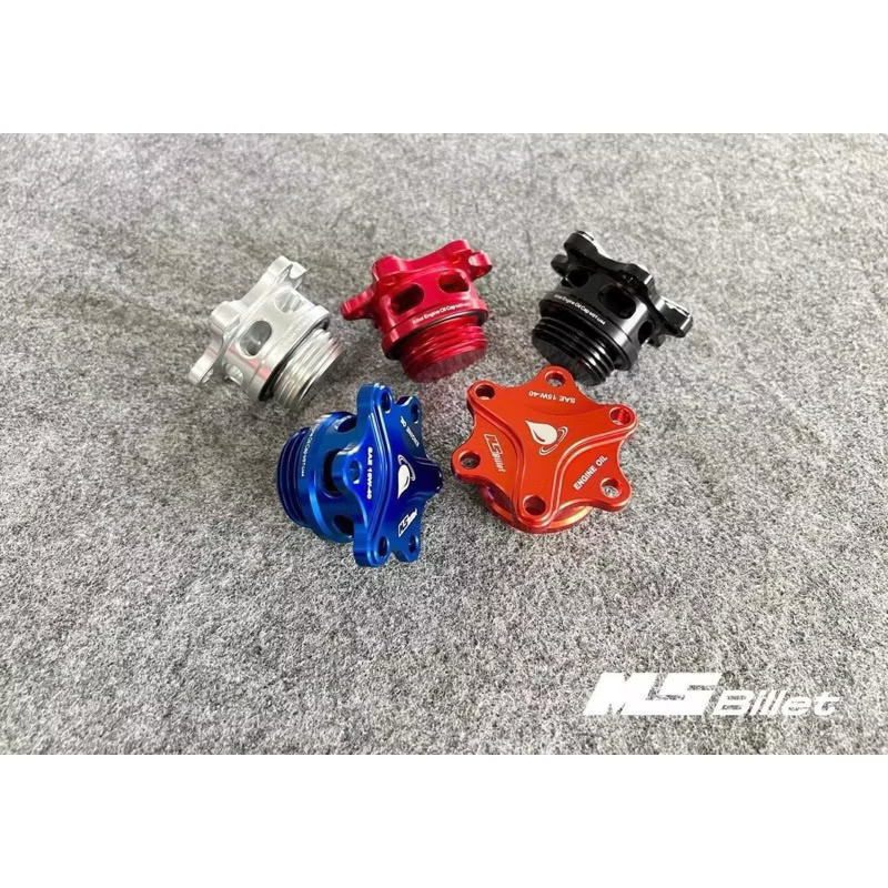 ⚙️✅ฝาน้ำมันเครื่องทรงสูง Billet ไม่ติดฝาครอบ เม้งซัง🔥MS Thailand🇹🇭ตรงรุ่น🛻TOYOTA 1GD/2GD Revo/New Fortuner ปี16-26💨