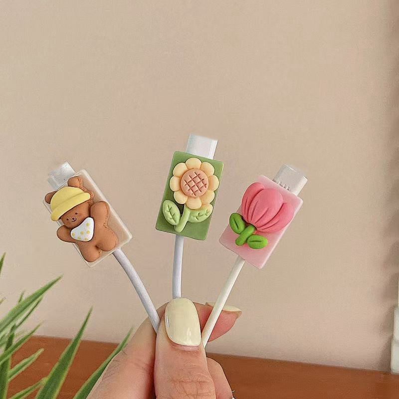พร้อมส่ง ที่ถนอมปลั๊กสายชาร์จ รูปที่ 6