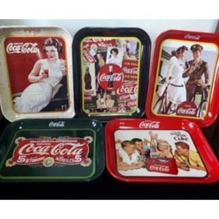ถาดสังกะสีโค้ก ขนาดใหญ่ งานแท้  ไว้สะสมหรือใช้งาน